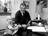 Nisse Nilsson skriver sina memoarer Foto Leif Forslund 1967 copyright Foto Dalmas AB Falun